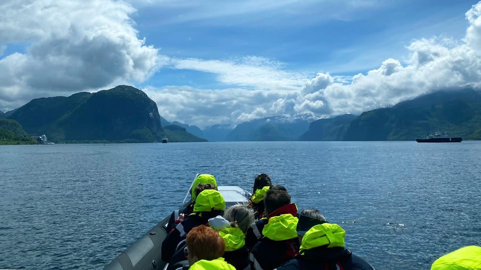 From Stavanger Lysefjord Sightseeing Rib Boat Tour Getyourguide