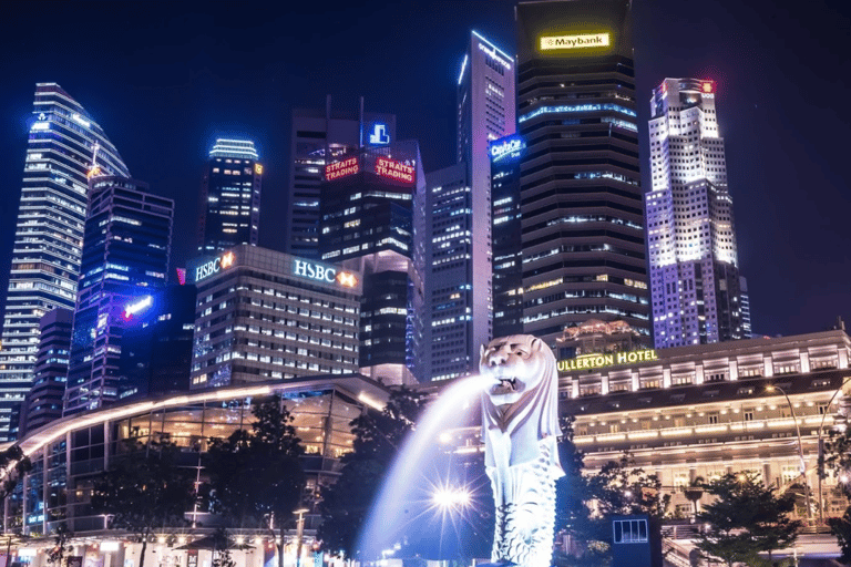 Tour noturno de assinatura: Passeio pela Marina com provas de comidaJunta-te ao grupo