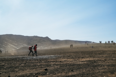 Reykjavik: Wycieczka z przewodnikiem po aktywnym wulkanie na półwyspie Reykjanes