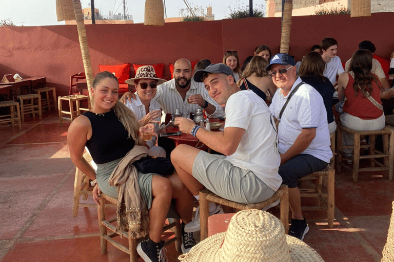 Marrakech Medina Night Tour with Rooftop Dinner