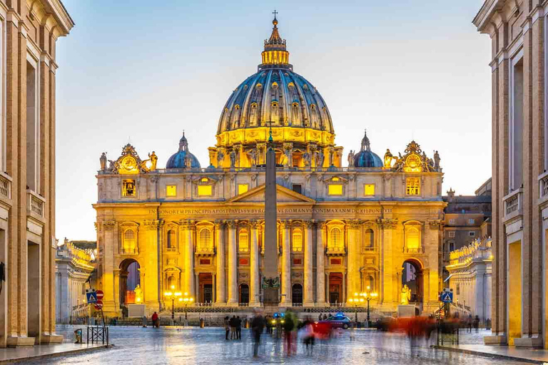 Rome : Audioguide de la Basilique Saint-Pierre avec billets pour le DômeAUDIOGUIDE EN ANGLAIS