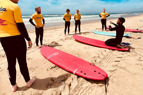 Exclusive surf lesson at Caparica