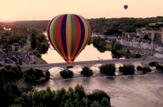 Loiretal: Heißluftballonfahrt bei Sonnenaufgang oder Sonnenuntergang