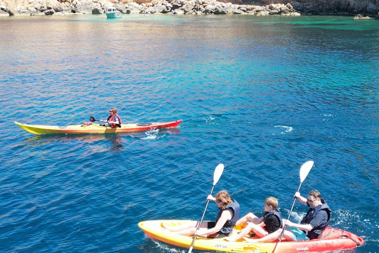 Ibiza: Sea Cave Tour with Guided Kayaking and Snorkeling Ibiza sea cave tour: guided kayaking and snorkeling route.