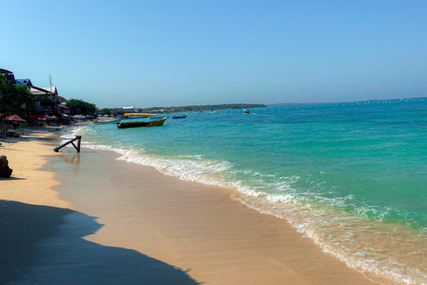 Journée de plage tranquille pour les VIP