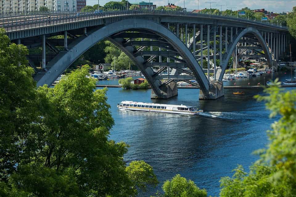 Brücken-Bootstour in Stockholm