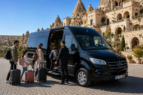Kayseri/Nevşehir Airport ↔ Cappadocia Hotels Transfer Regular Transport from Nevşehir/Kayseri Airport to Cappadocia Hotels
