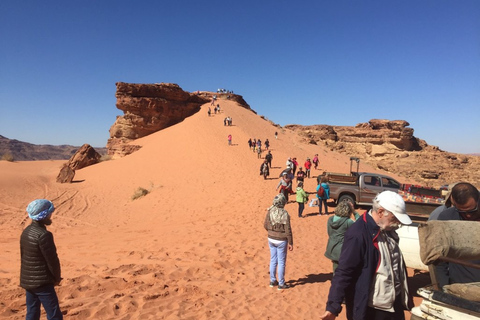 4Hour Jeep Tour (Morning or Sunset) Wadi Rum Desert Highligh 3 hour tour + Sunset view point