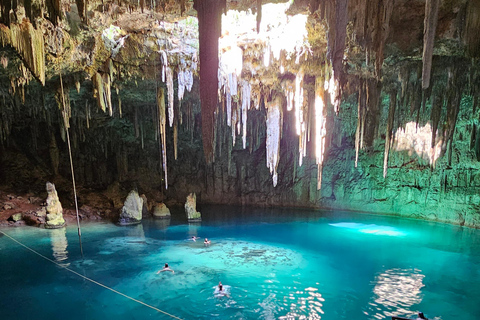 Valladolid: Ek Balam, X’Canché & X’Canahaltún cenotes, lunch