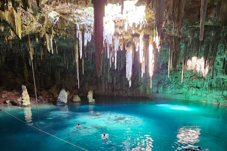 Valladolid: Ek Balam, X’Canché & X’Canahaltún cenotes, lunch