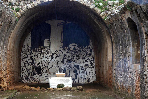 Rethymno : Excursion d&#039;une demi-journée à la grotte de Melidoni et au monastère d&#039;ArkadiDe Panormo, Lavris, Scaleta Stavromenos et Sfakaki