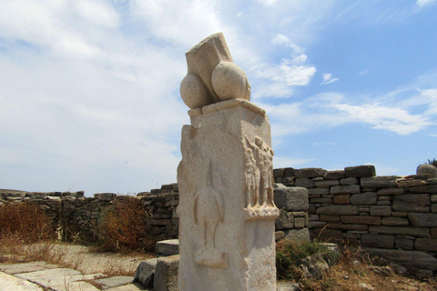 Delos: Única visita guiada de áudio ao sítio arqueológicoDelos: Somente tour guiado por áudio pelo sítio arqueológico