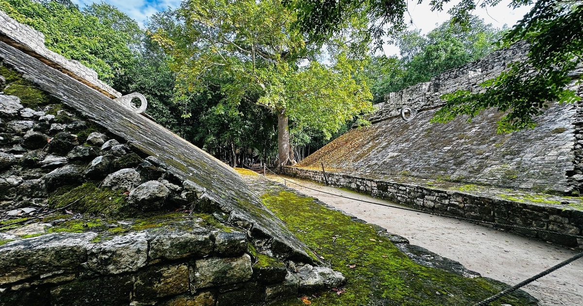 Vanuit Cancún Dagtrip naar de ruïnes van Coba en Punta Laguna