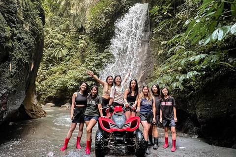 Passeio de quadriciclo em Bali com túnel e cachoeiraQuadriciclo individual sem traslado