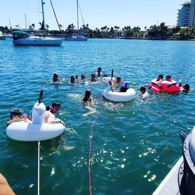 Fort Lauderdale: Family Friendly Boat Cruise and Swim | GetYourGuide
