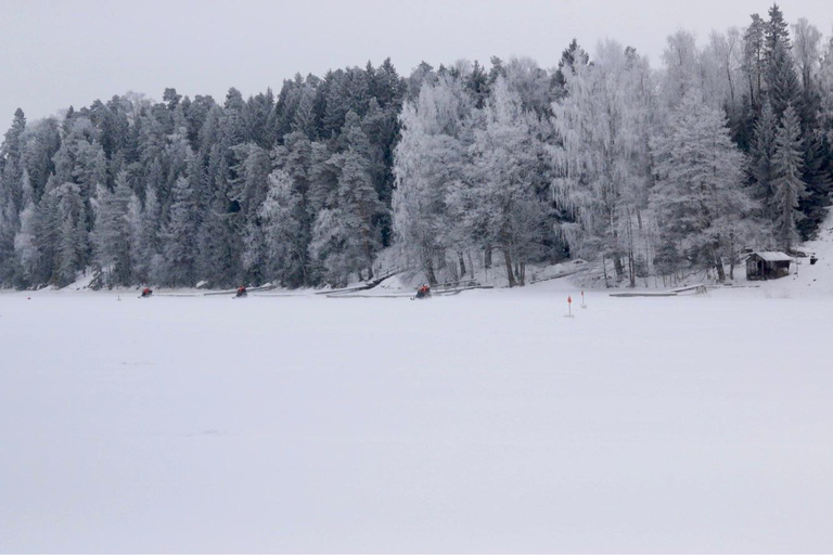 Helsinki: Snowmobile Tour with Lunch and Transfers