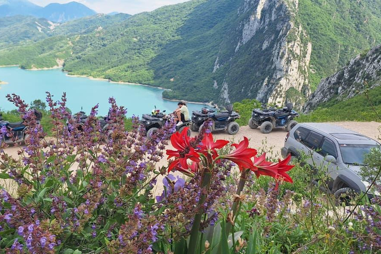 Tirana: Off-Road ATV Adventure to Bovilla Canyon & Viewpoint Bovilla Lake – Single Ride (1 People / 1 Quad Bike)