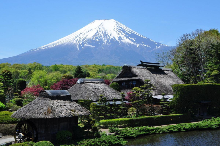 Tokyo : Excursion d'une journée à la 5e station du Mont Fuji, dans la région du Fuji et à Kawaguchiko8:20 Rendez-vous au bureau de poste de Shinjuku