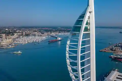 Vanuit Londen: Portsmouth Spinnaker Tower Toegang & Treinkaartje