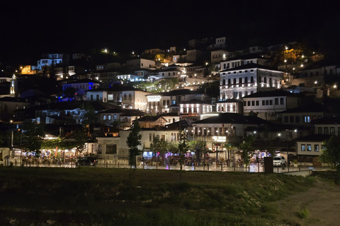 Night photography tour in UNESCO Berat city