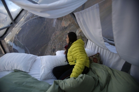 From Cusco |Overnight at Skylodge + Via ferrata and zip line