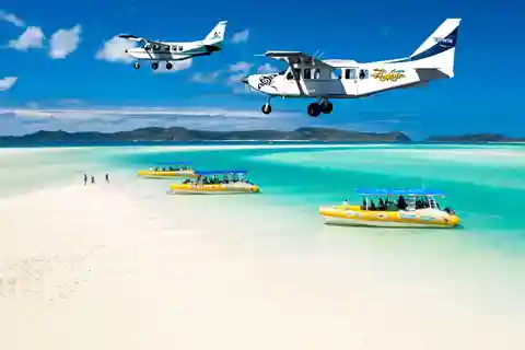 Airlie Beach: Fly Raft Package w Scenic Flight & Snorkeling