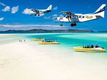Airlie Beach: Fly Raft Paket mit Rundflug und Schnorcheln