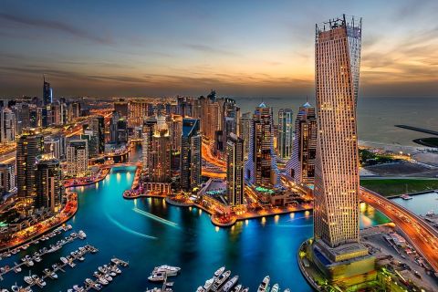 Dubai Marina: Half-Day Dhow Dinner Cruise with Transfer