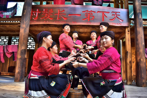 Yangshuo: Longji Terraces & Long Hair Village Private Tour