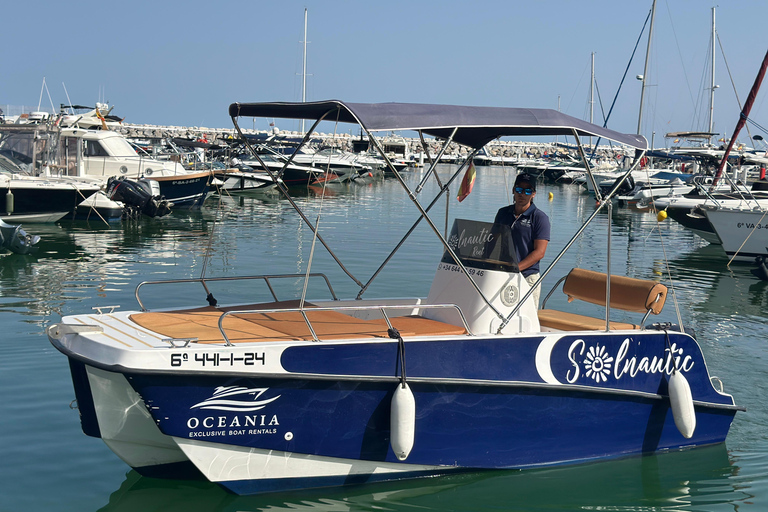 ماربيا: تأجير قوارب بدون ترخيص لمشاهدة الدلافينإيجار لمدة 30 دقيقة