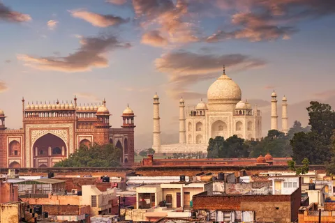 Tour serale della città di Agra con tramonto del Taj Mahal e del Forte di Agra