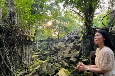 Excursão de 3 dias a Angkor Wat com montanha Kulen e vila flutuante