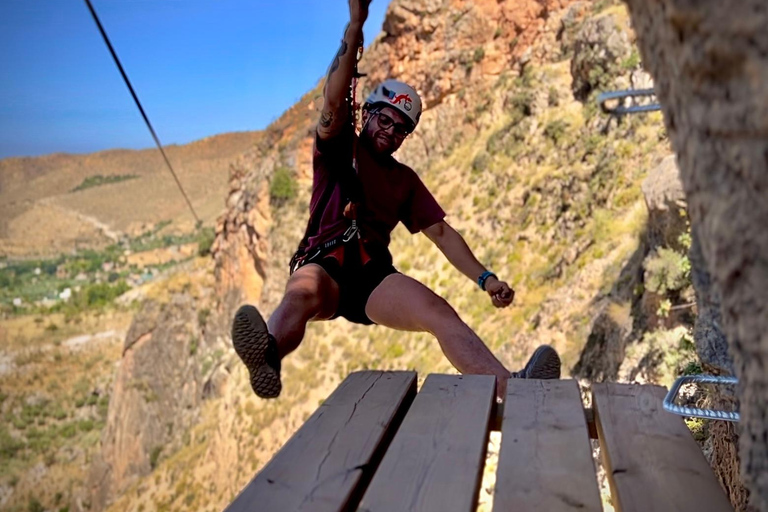 Granada: Via Ferrata Guejar Sierra "La Araña".