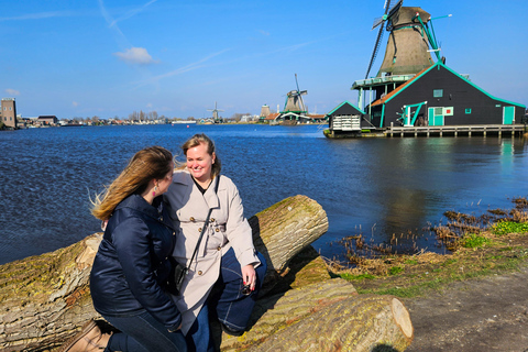 Amsterdam: Wycieczka z przewodnikiem po Zaanse Schans i degustacja serówWycieczka w języku hiszpańskim