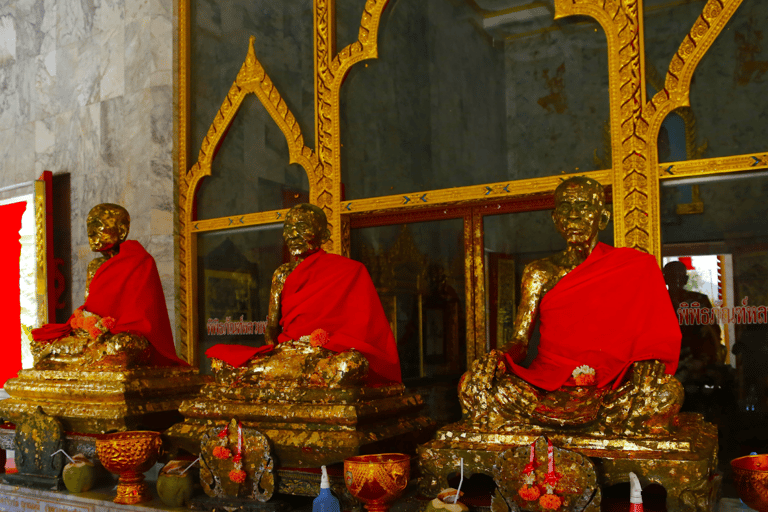 Vista del Gran Buda, el mercado ChillVa, Wat Chalong y el casco antiguo de Phuket