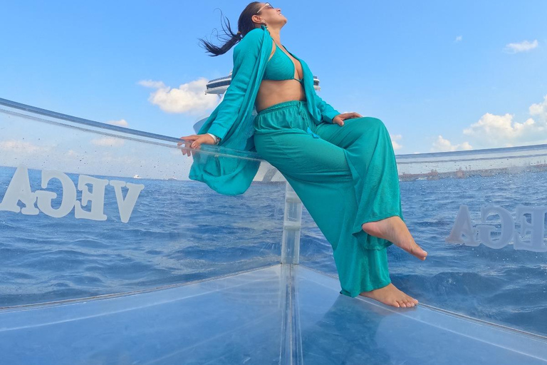Cozumeltastic: Clear Boat Sightseeing Tour in Cozumel Cozumeltastic: Transparent Boat Tour in Cozumel