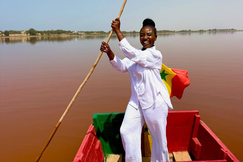 Lac Rose: Quad Biking and Canoe Ride on the Lake With round-trip transfer from Dakar