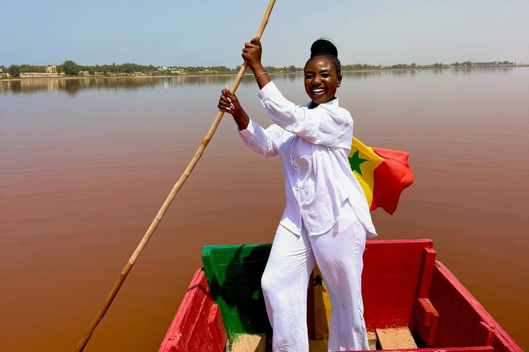 Lac Rose: Quad Biking and Canoe Ride on the Lake With round-trip transfer from Dakar