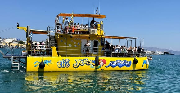 Kos: Glass-Bottom Boat Cruise with Mermaid Show