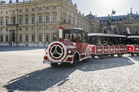 Würzburg: City Tour with the Bimmelbahn Train