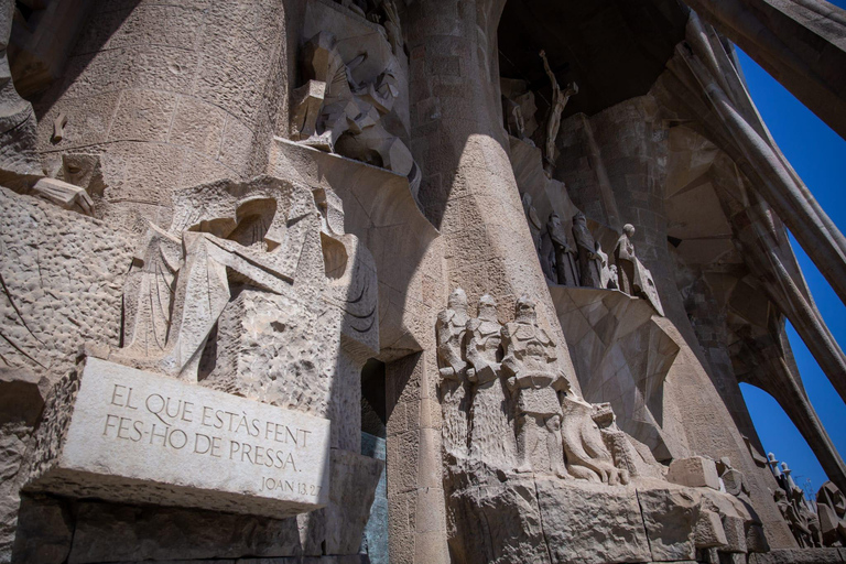 Barcelone : Visite de la Sagrada Familia avec boisson sur le toit en optionVisite guidée de la Sagrada Familia uniquement (sans terrasse)