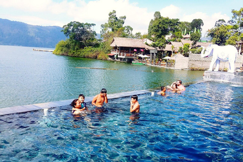Bali: Mount Batur ATV Sunrise with Breakfast and Hot Spring Tandem ATV Sunrise & Hot Spring with Round Transfer