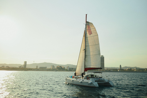 Barcelona: Privé-luxe catamaran
