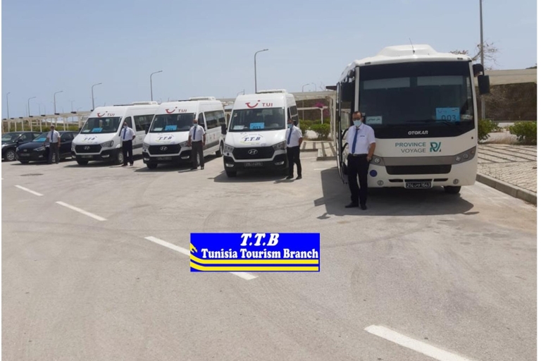 Tunesien: Flughafentransfer von/nach HauptstädtenTransfert de l'aéroport de MONASTIR à SOUSSE/MONASTIR