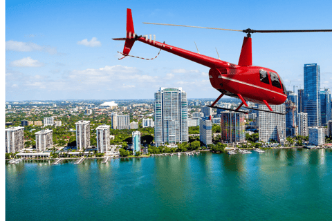 Miami: South Beach: Tour particular de 30 minutos em um helicóptero de luxo