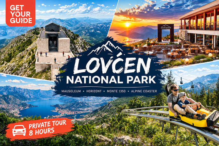 Lovćen, Njeguši & Boka panorama: Private Tour + Drone shots