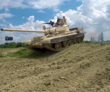 T-55 Tank Driving Heavy Metal Erfarenhet