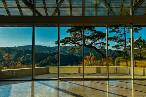 From Osaka: Miho Museum, Lake Biwa,Waterbird Shrine Day Tour Kyoto Station pick up 9:50AM