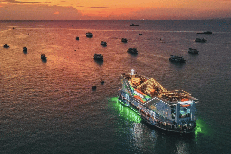 Ocean Sky Pattaya Sunset Dinner Cruise Experience Sunset Dinner Cruise Pattaya with Buffet, Show, and Sea View