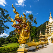 Krabi: Huay To Waterfall & Tiger Cave, French/German Guide Krabi: Huay To Waterfall & Tiger Cave, French/German Guide